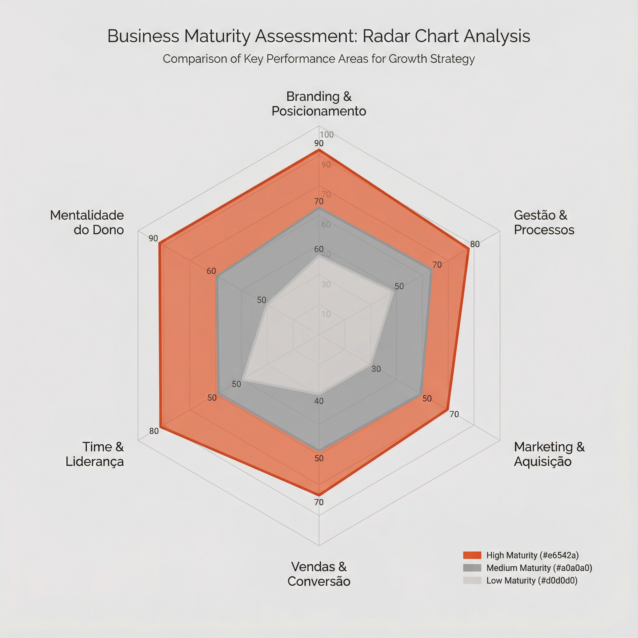 Radar Chart - Análise de Maturidade
